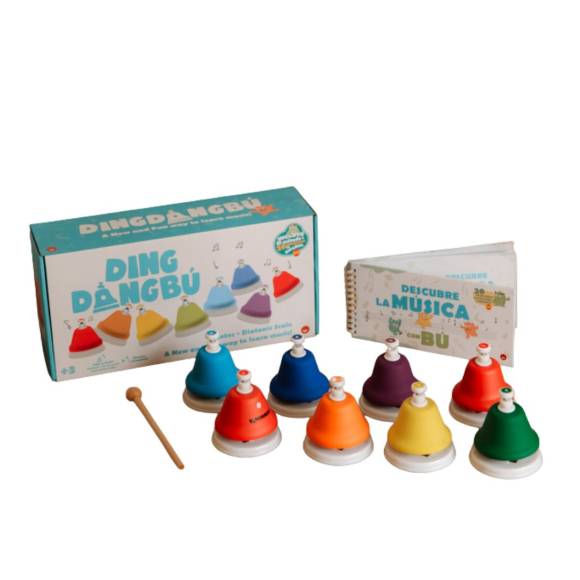 Dzwonki muzyczne 8 tonowe - naciskane - Dingdangdong Push -Juegaconmigo